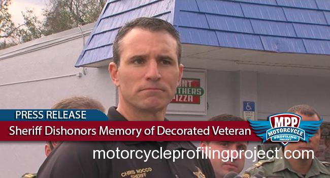 All FL Bikers at Risk After LE Statements Regarding Murdered Outlaw.