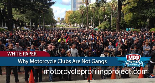 Why Motorcycle Clubs Are Not Gangs